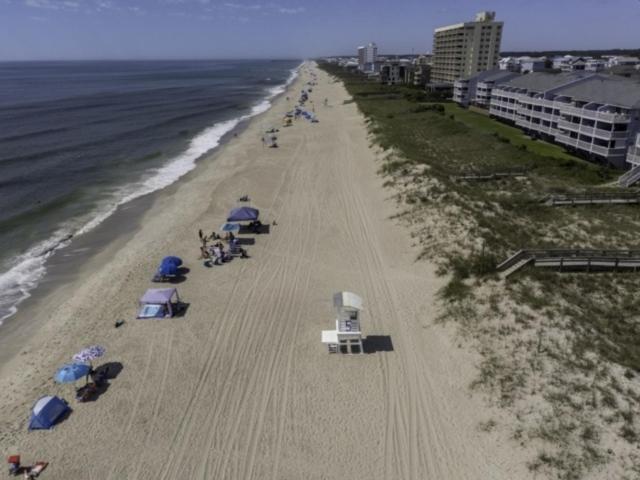 Pura Vida Pure Life - Expansive Views Of The Ocean And Wide Sandy Beach Condo Carolina Beach Eksteriør billede